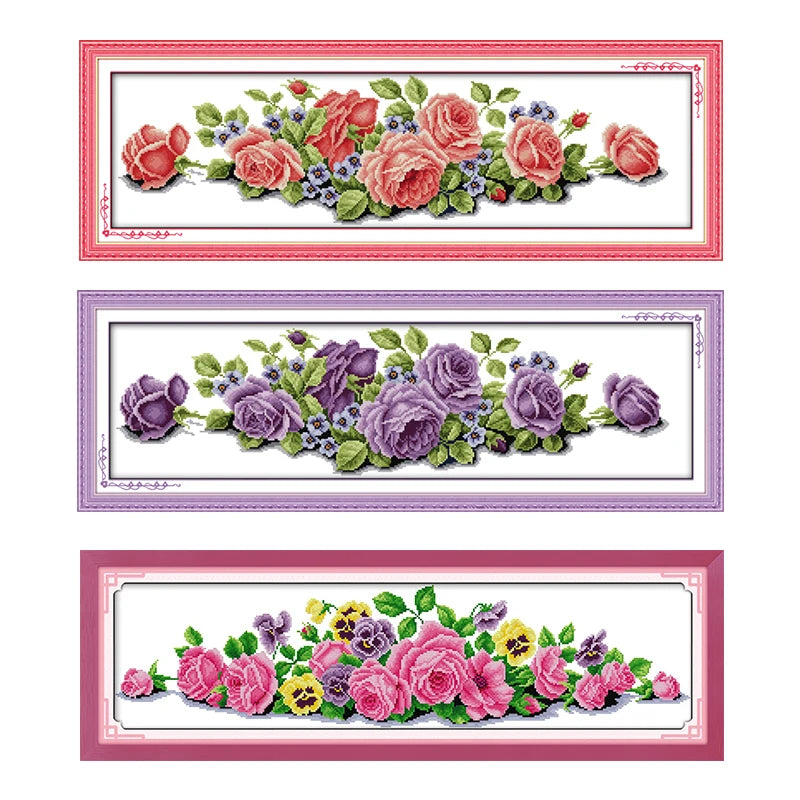 Counted Cross Stitch Kits Long Edition Roses