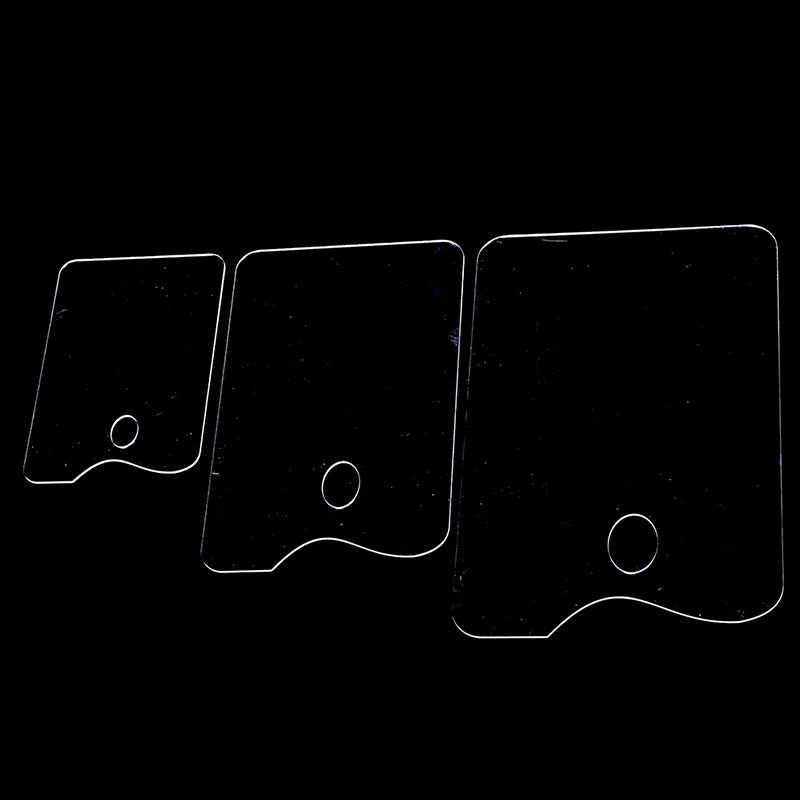 Clear Acrylic Artist Paint Mixing Palette