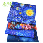 Blue Digital Printed Cotton Fabrics