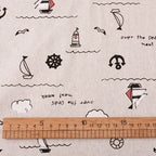 Printed Cotton Linen Fabric