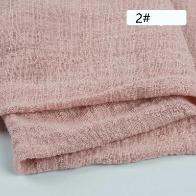 Plain Cotton Gauze Linen Fabric