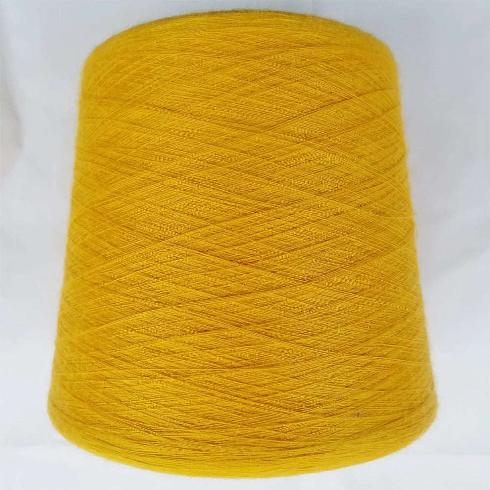 Yellow 100% Natural linen yarn