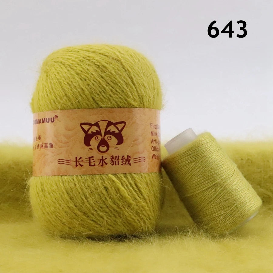 Extra Soft Plush Mink Hair Yarn
