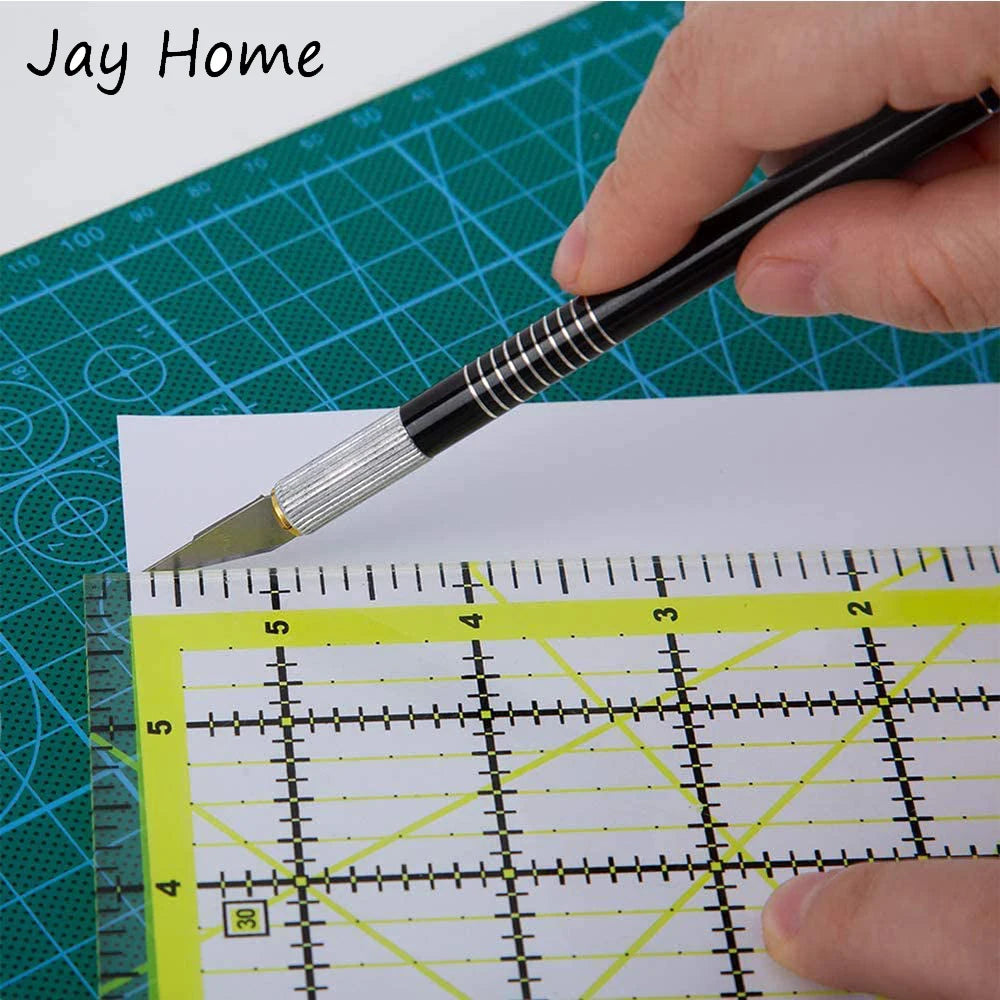 15cm Quilting Patchwork Ruler Fabric