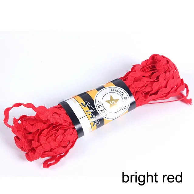 15Yards Multi-Color Terylene Ribbon Ric Rac