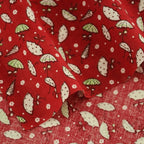 Lovely Fresh Red Printed Cloth 100% Cotton Fabric