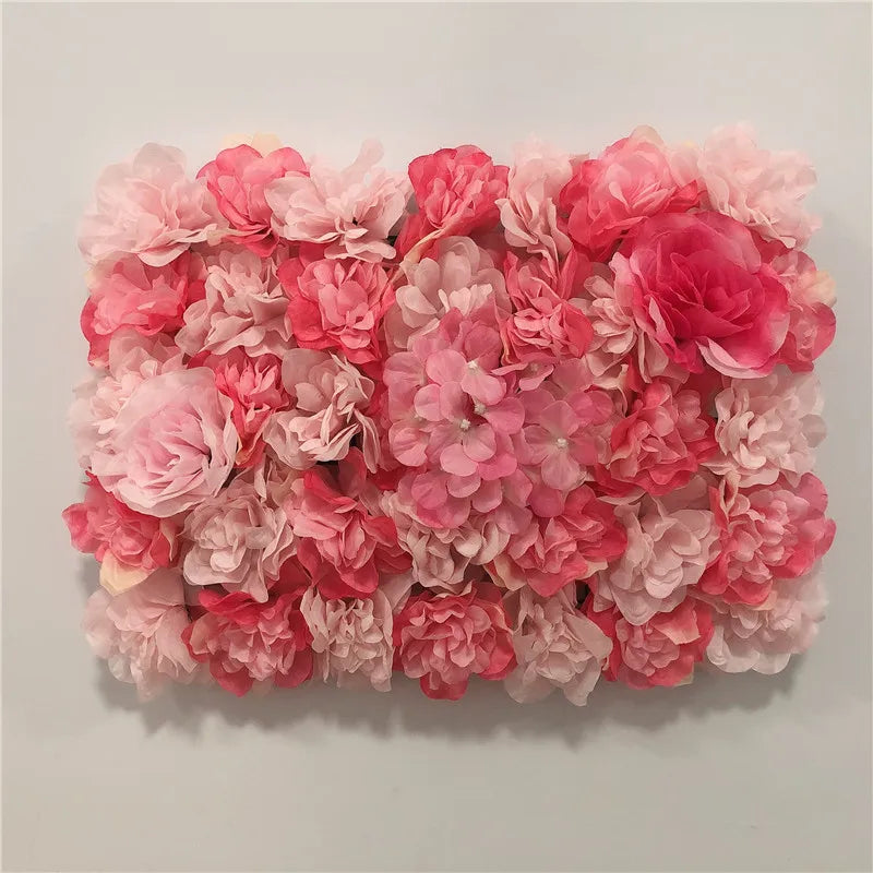 Artificial Flower Wall Panels Backdrop