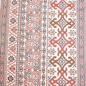 Printed Cotton Linen Fabric