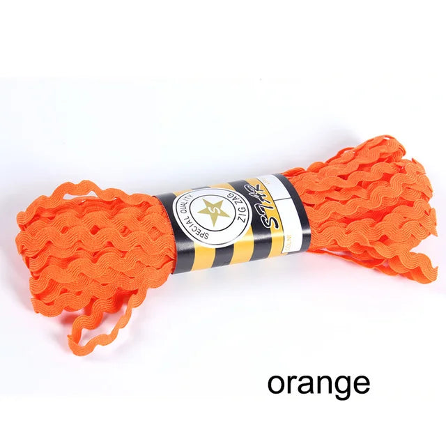 15Yards Multi-Color Terylene Ribbon Ric Rac