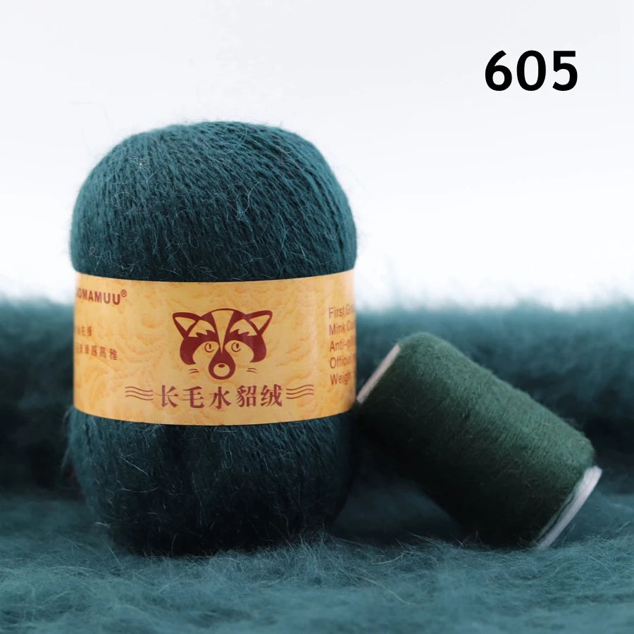 Extra Soft Plush Mink Hair Yarn