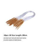 36pcs 18 Size Knitting Needles/Crochet Hook