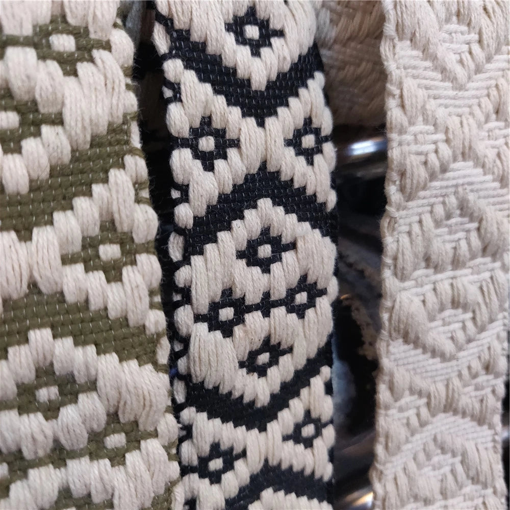 Exclusive Cotton Webbing Geometric Patterns