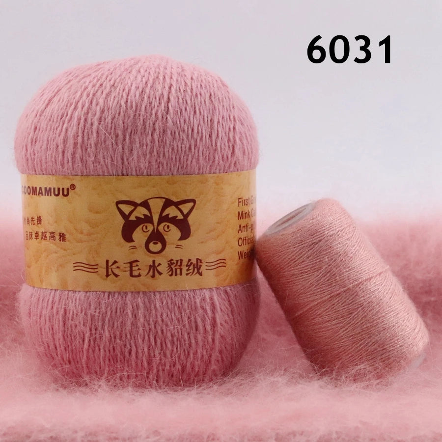 Extra Soft Plush Mink Hair Yarn