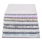 8 PCS Pack Square Multicolor Printed Cotton Fabric