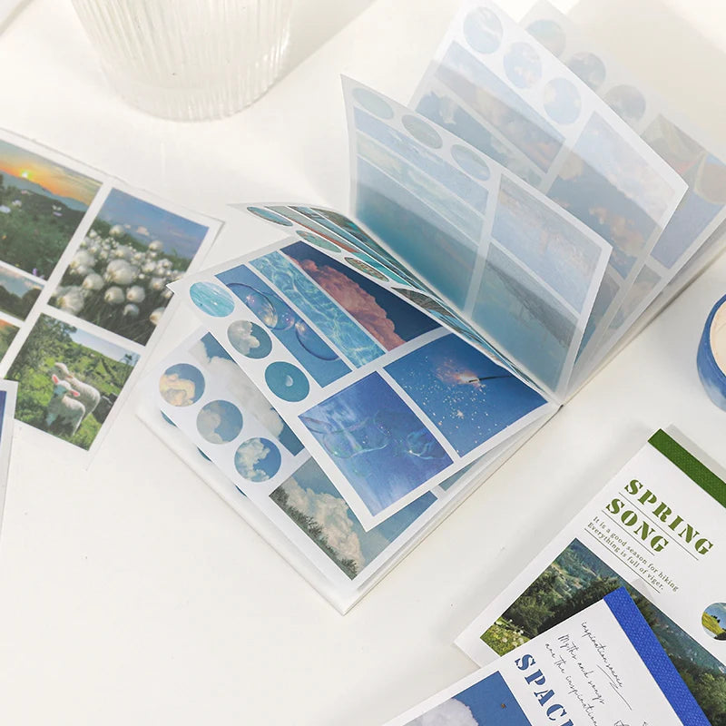 50 sheets 50 Patterns Washi Paper Ins Stickers