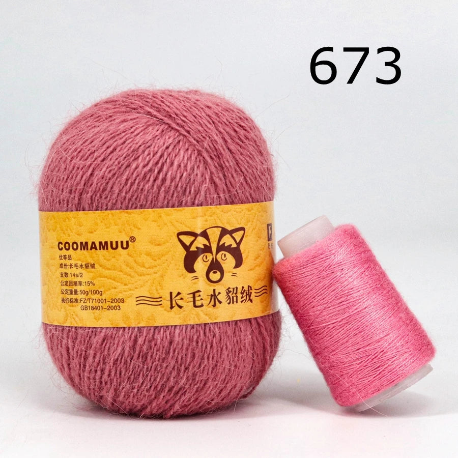 Extra Soft Plush Mink Hair Yarn