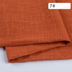 Plain Cotton Gauze Linen Fabric