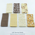 7pcs 100% Cotton Jelly Roll Fabric Strips