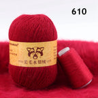 Extra Soft Plush Mink Hair Yarn