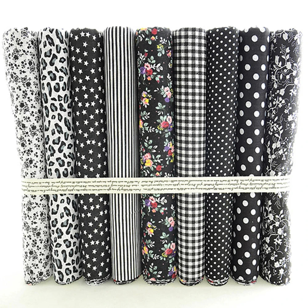 Quilting Fabric, 9/10/50 PCS 19.7x19.7 Inches Cotton Bundle Fat Quarter