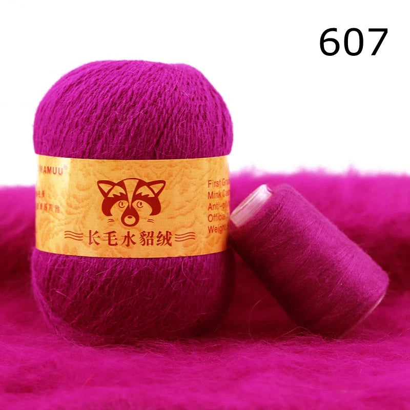 Extra Soft Plush Mink Hair Yarn