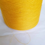 Yellow 100% Natural linen yarn