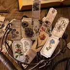 30Pcs Scrapbook paper Retro Butterfly Week month