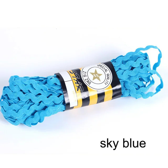 15Yards Multi-Color Terylene Ribbon Ric Rac