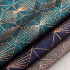 Satin jacquard brocade fabrics