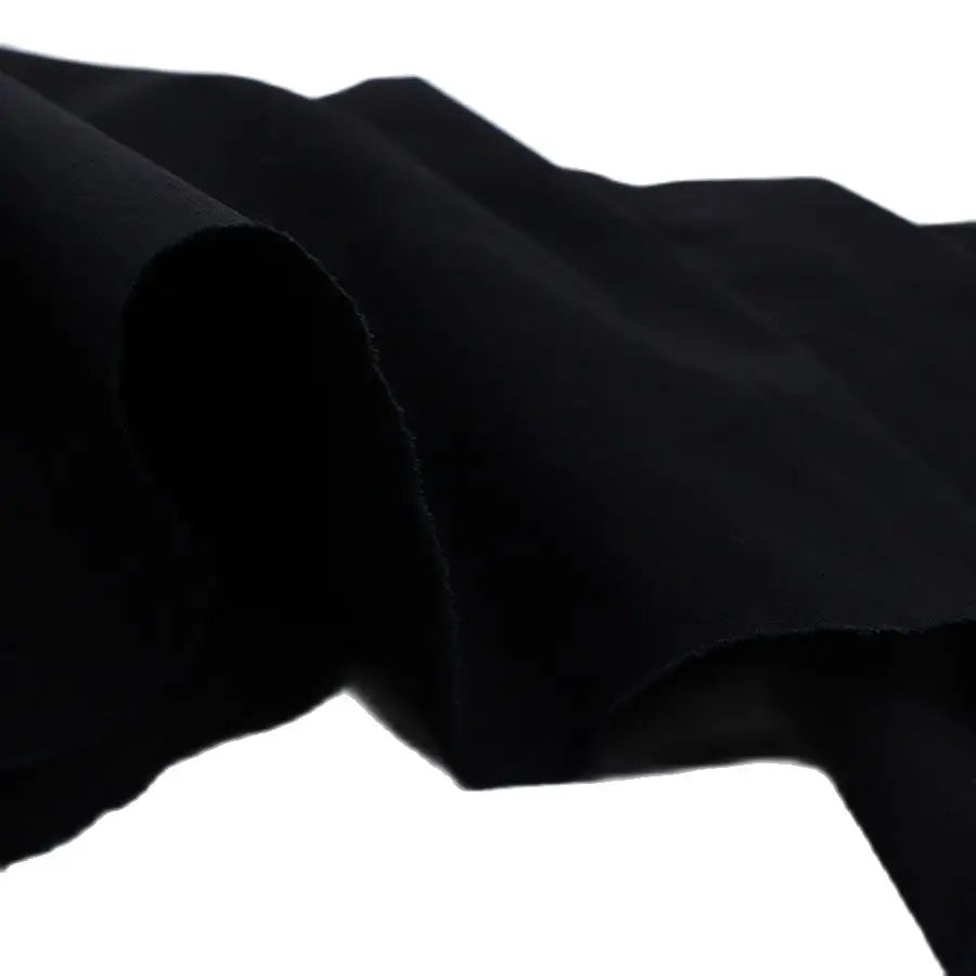 Pure Black Cotton Fabric