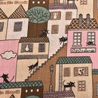 Printed Cotton Linen Fabric