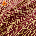 Burgundy Red Cotton Fabric By Half Yards