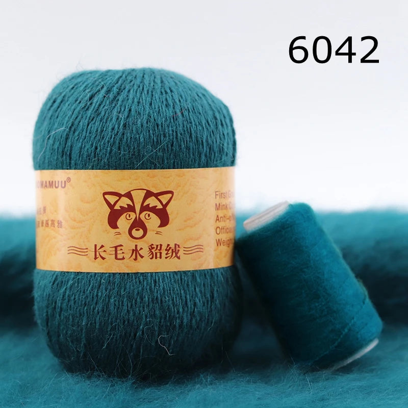 Extra Soft Plush Mink Hair Yarn