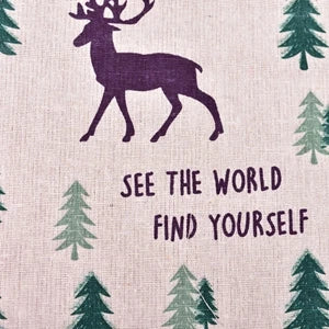 Printed Cotton Linen Fabric