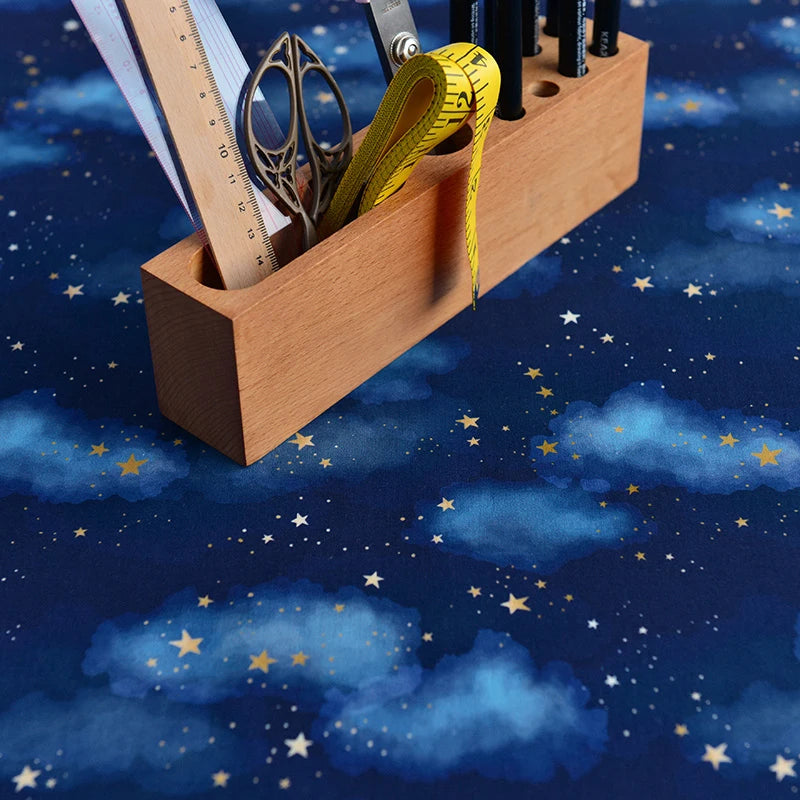 Blue Digital Printed Cotton Fabrics