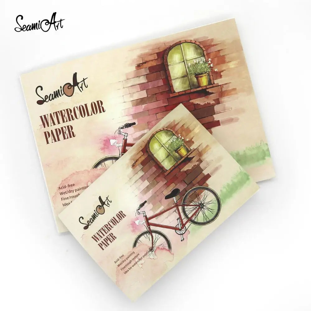 12Sheet 230gsm Watercolor Sketchbook