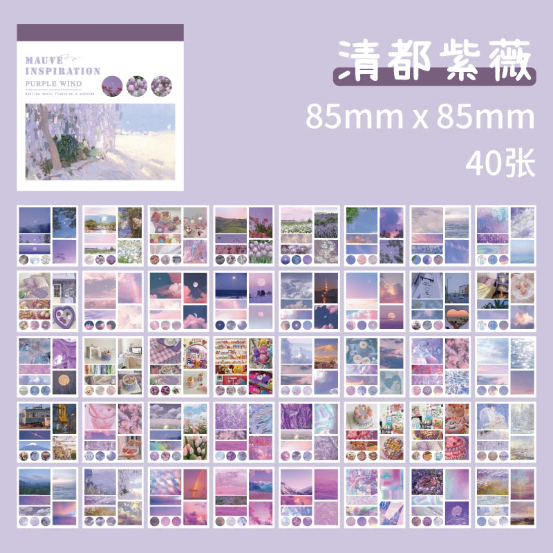 50 sheets 50 Patterns Washi Paper Ins Stickers