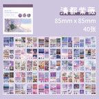50 sheets 50 Patterns Washi Paper Ins Stickers