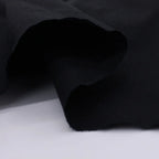 Pure Black Cotton Fabric