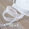 (50 yards/roll) 12/15/20/25/40/50mm Organza ribbons