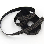 Width 13MM 5Yard/Lot Beige / Black Printed Handmade Design Ribbon