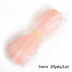 20Yards/lot 3mm Organza Ribbon