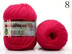 50g/ball silk cashmere yarn
