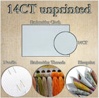 18CT 16CT 14CT Unprinted Top Quality Cross Stitch Kits