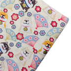 Japanese Style Kimono Bronzed Cotton Fabric