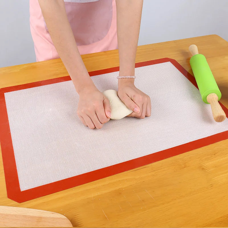 Silicone Baking Mat - Silicon Liner for Bake Pans & Rolling