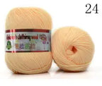50g/ball silk cashmere yarn