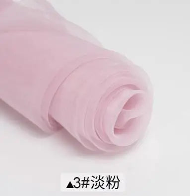 0.45/1/3/5m Organza Fabric