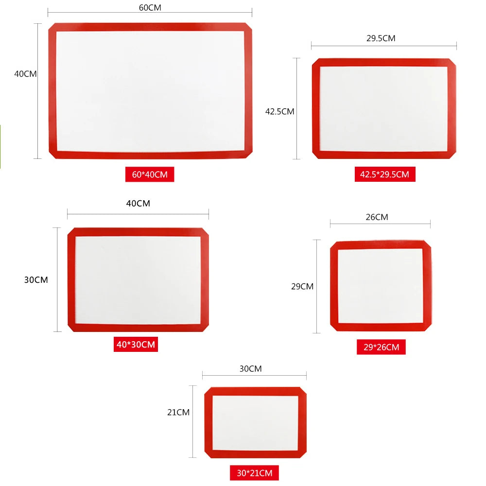 Silicone Baking Mat - Silicon Liner for Bake Pans & Rolling