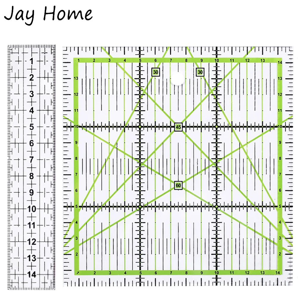 15cm Quilting Patchwork Ruler Fabric